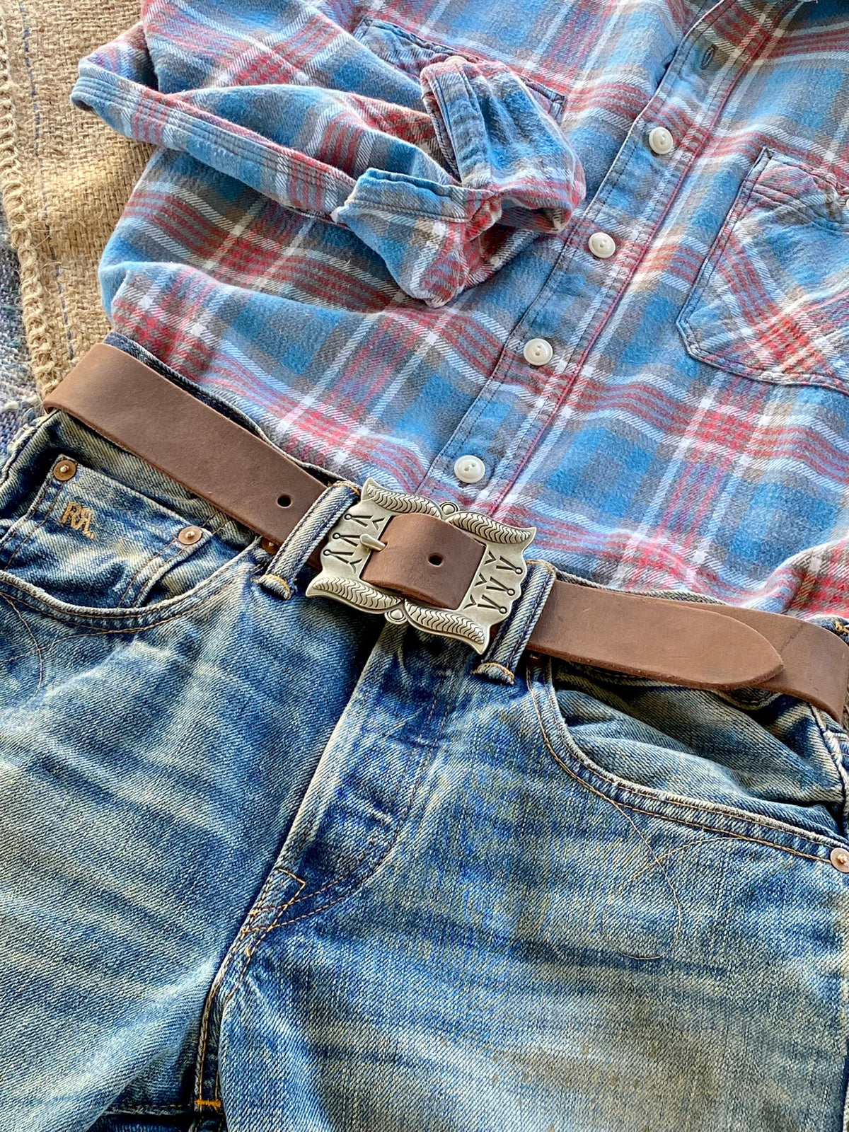 Navajo Butterfly Belt