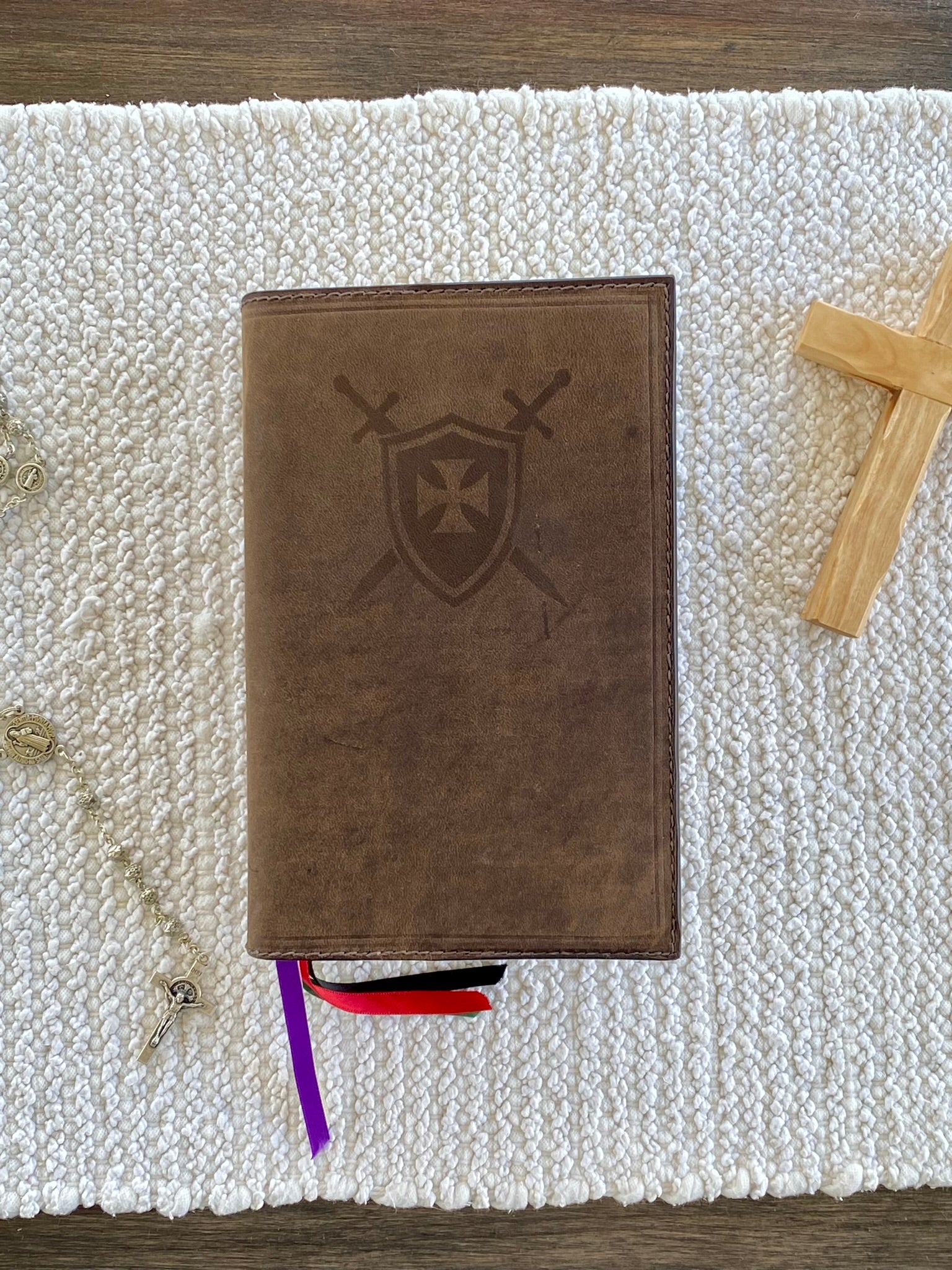 Combat Leather Angelus Press 1962 Daily Missal Cover