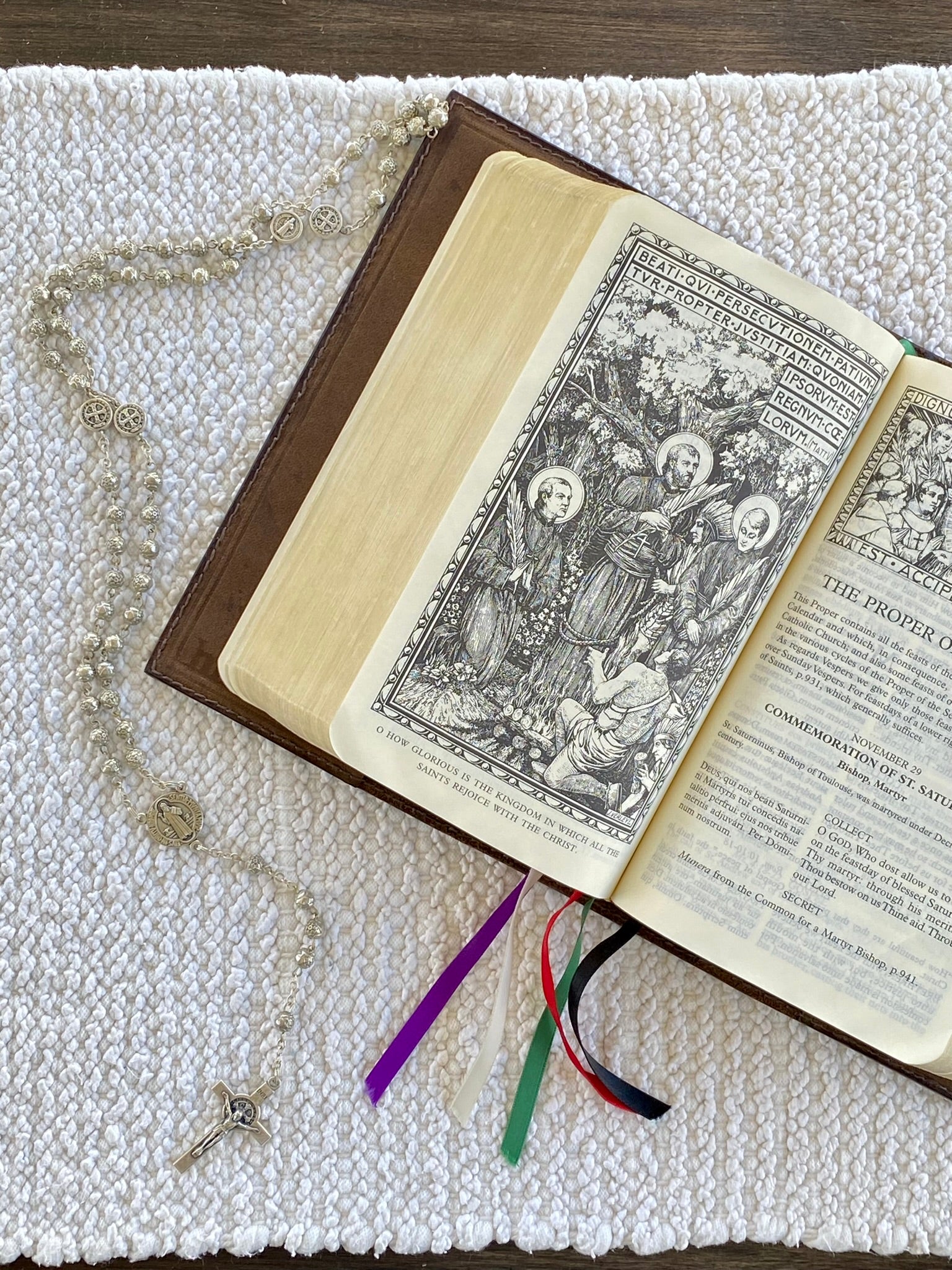 Combat Leather Angelus Press 1962 Daily Missal Cover