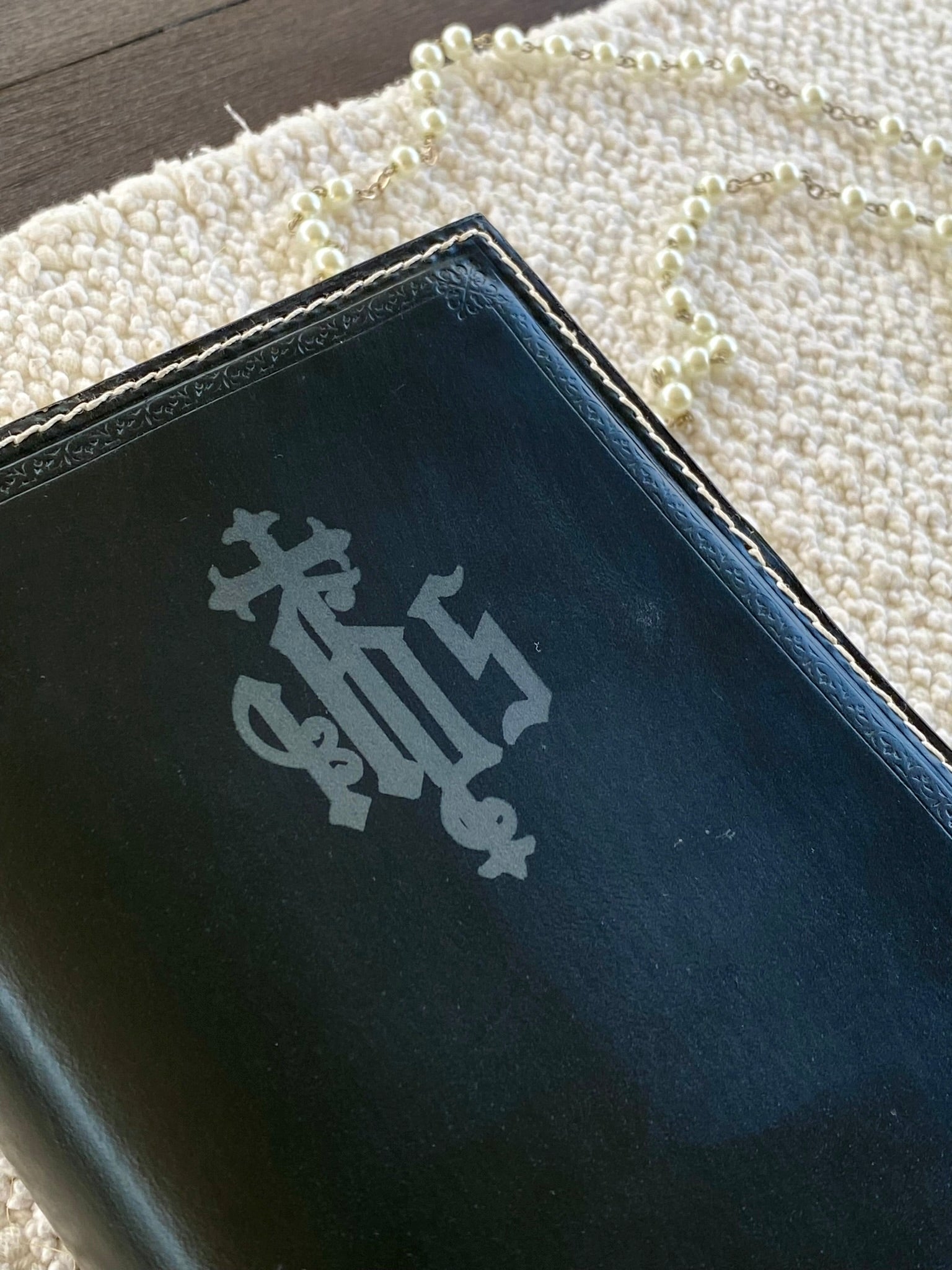 Navy Leather Angelus Press 1962 Daily Missal Cover