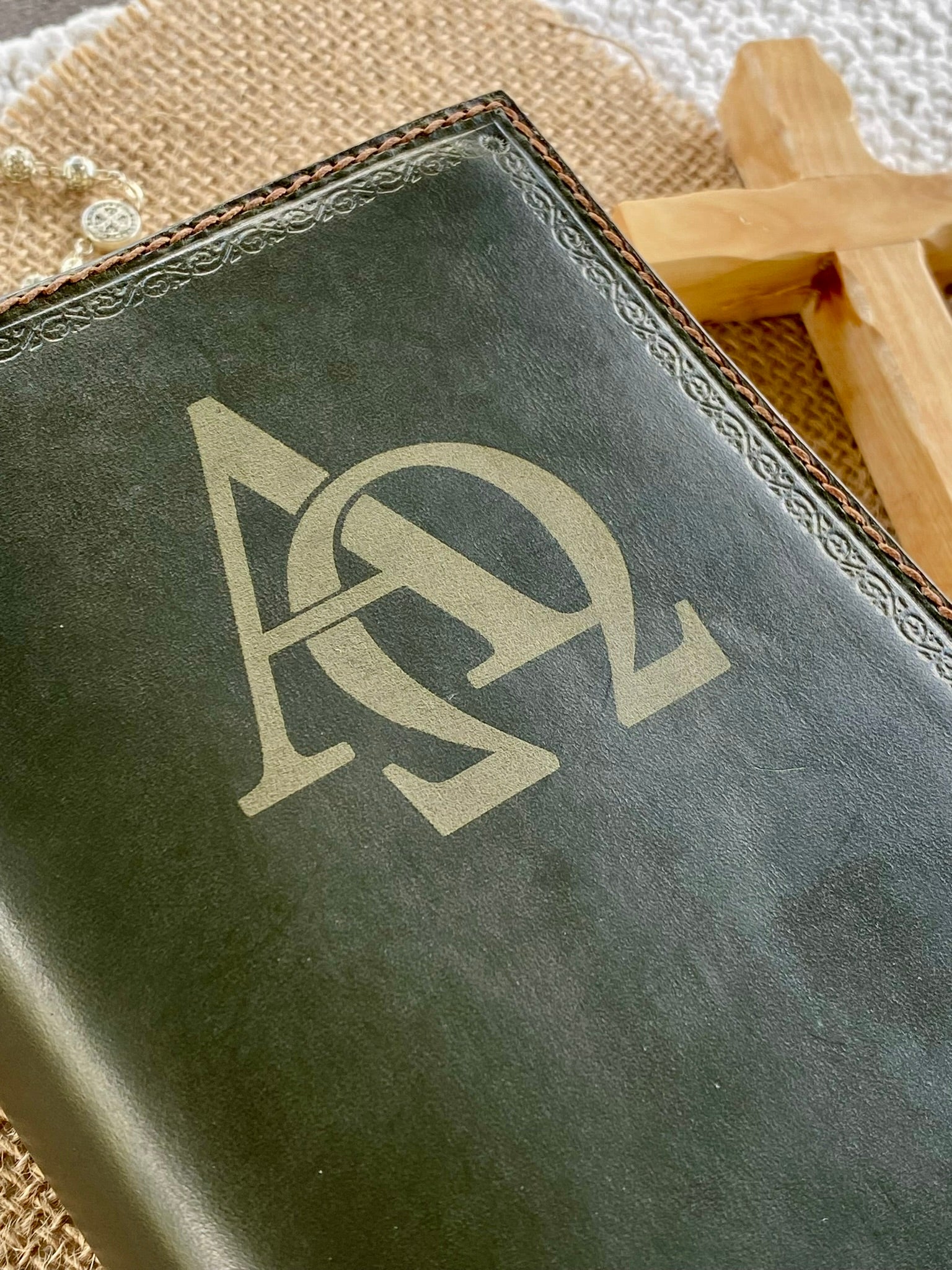 Green Leather Angelus Press 1962 Daily Missal Cover