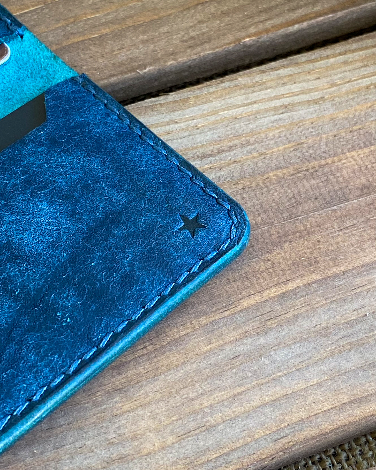 Navy Fold Cardholder