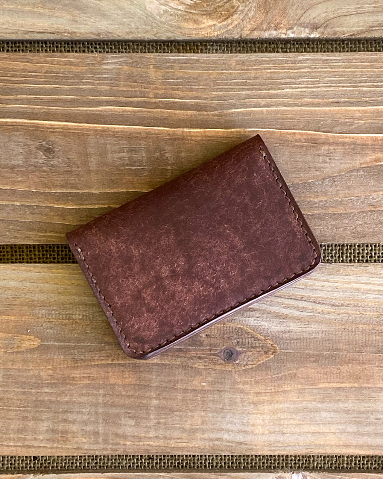 Tabacco Fold Cardholder