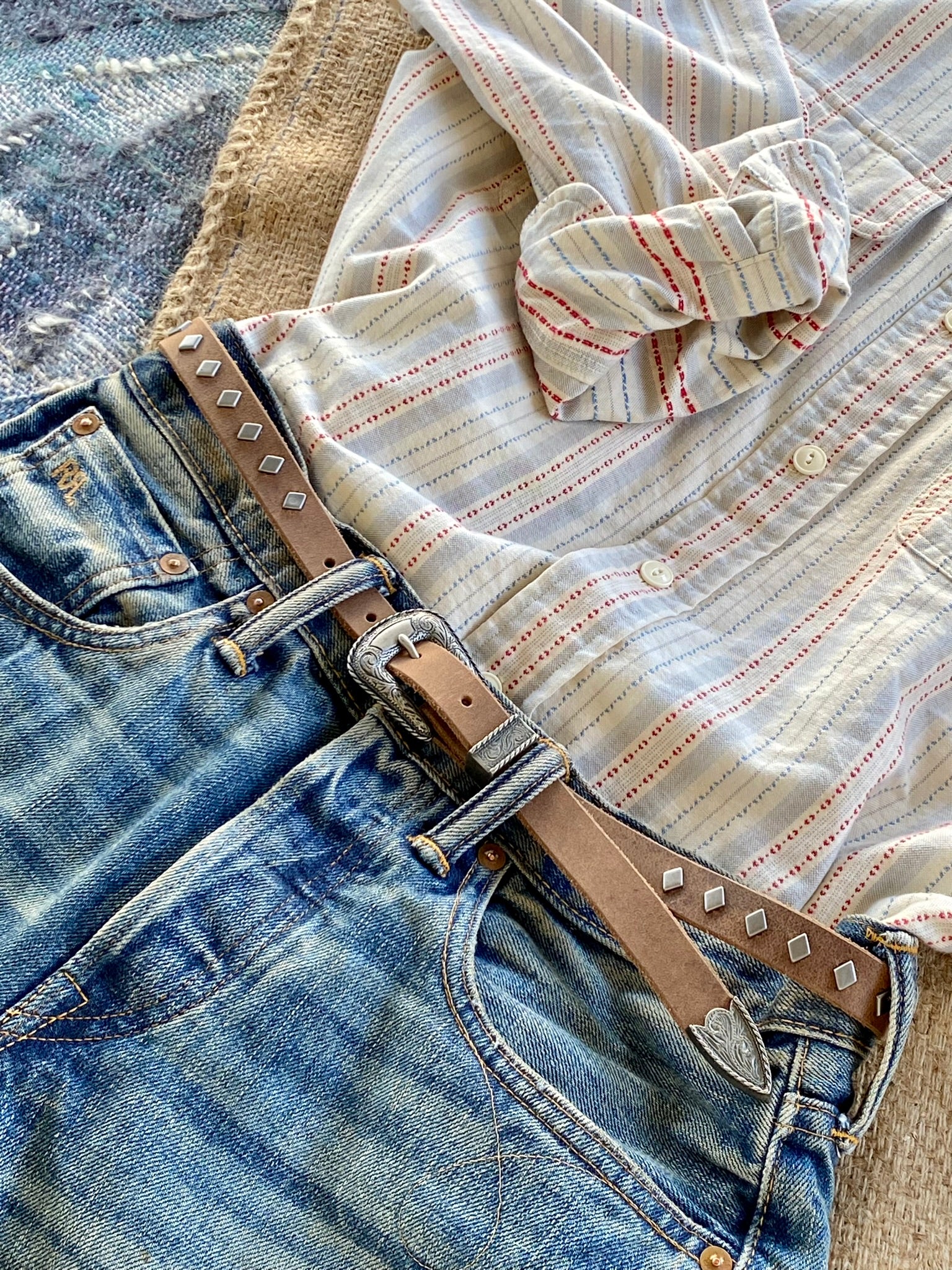 Western Studded Belt