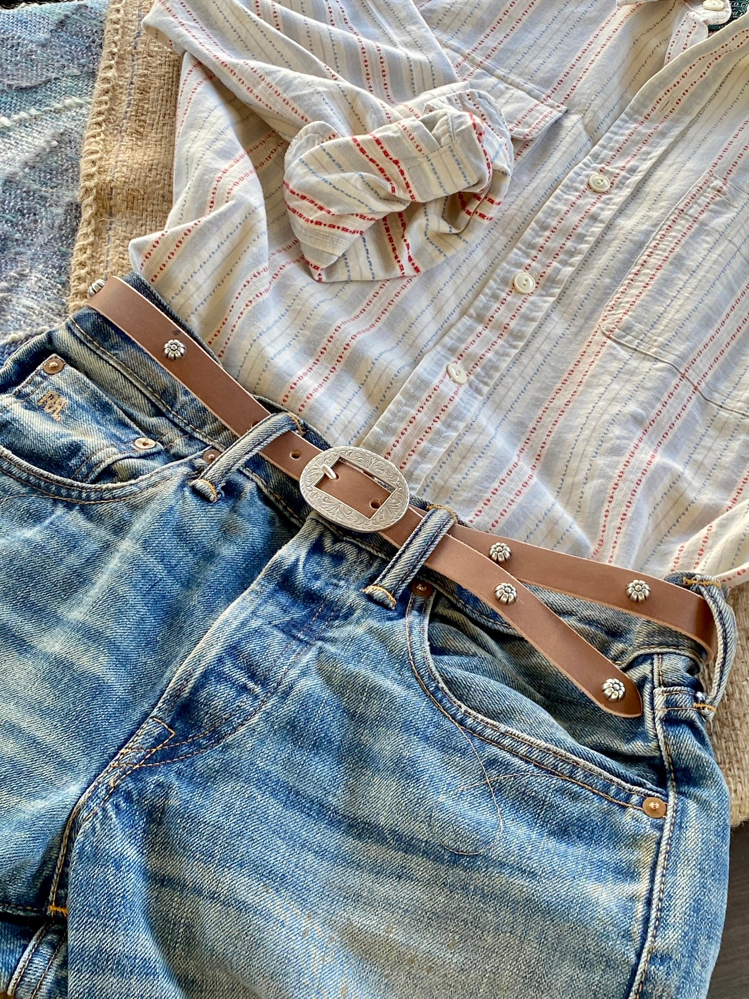 Pumpkin Concho Belt