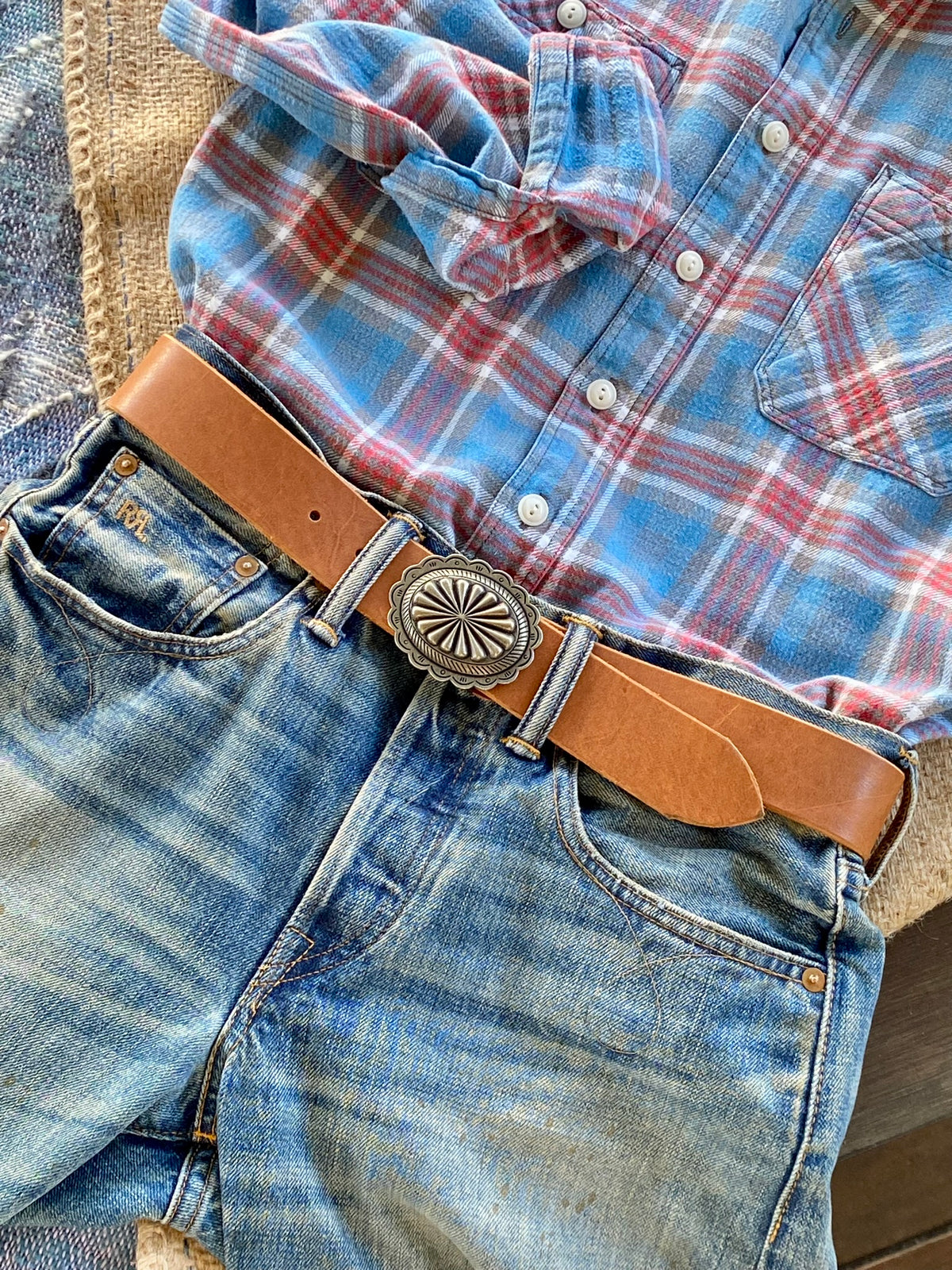 Navajo Concho Buckle Belt