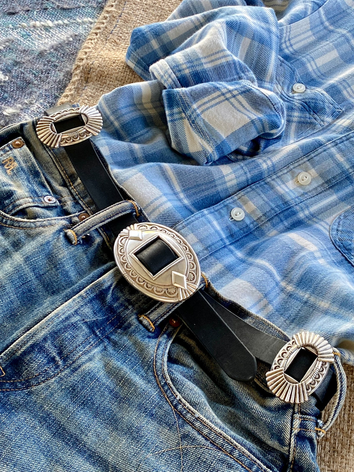 Sandoval Slide Concho Belt