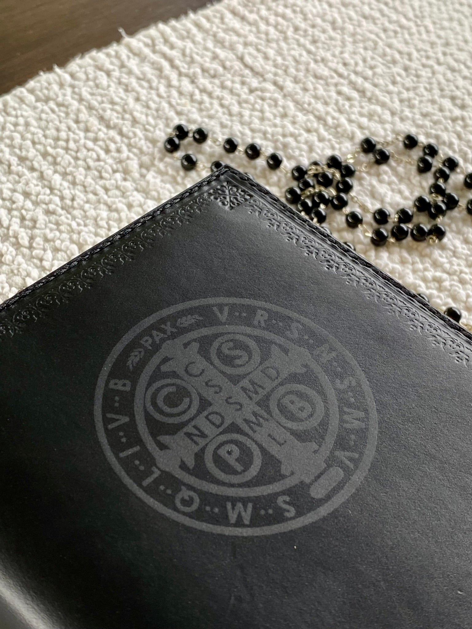 Black Leather Angelus Press 1962 Daily Missal Cover