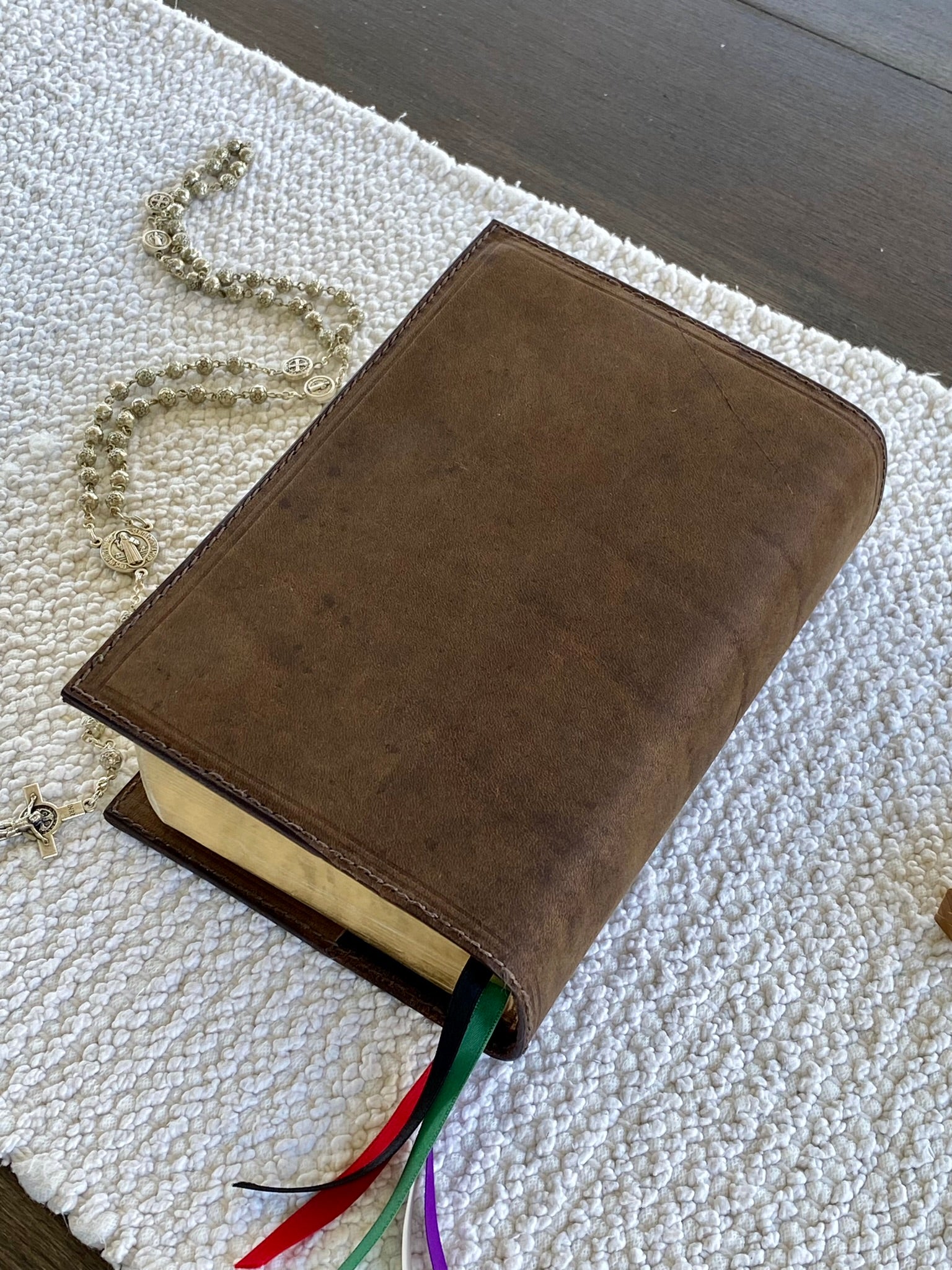 Combat Leather Angelus Press 1962 Daily Missal Cover