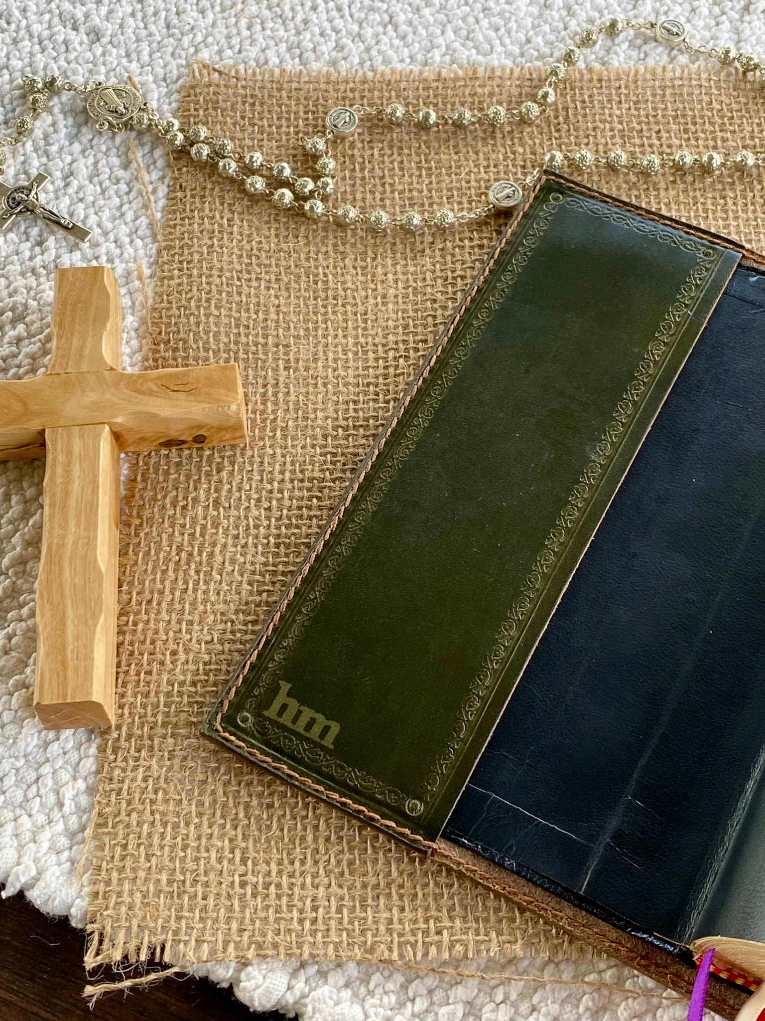 Green Leather Angelus Press 1962 Daily Missal Cover