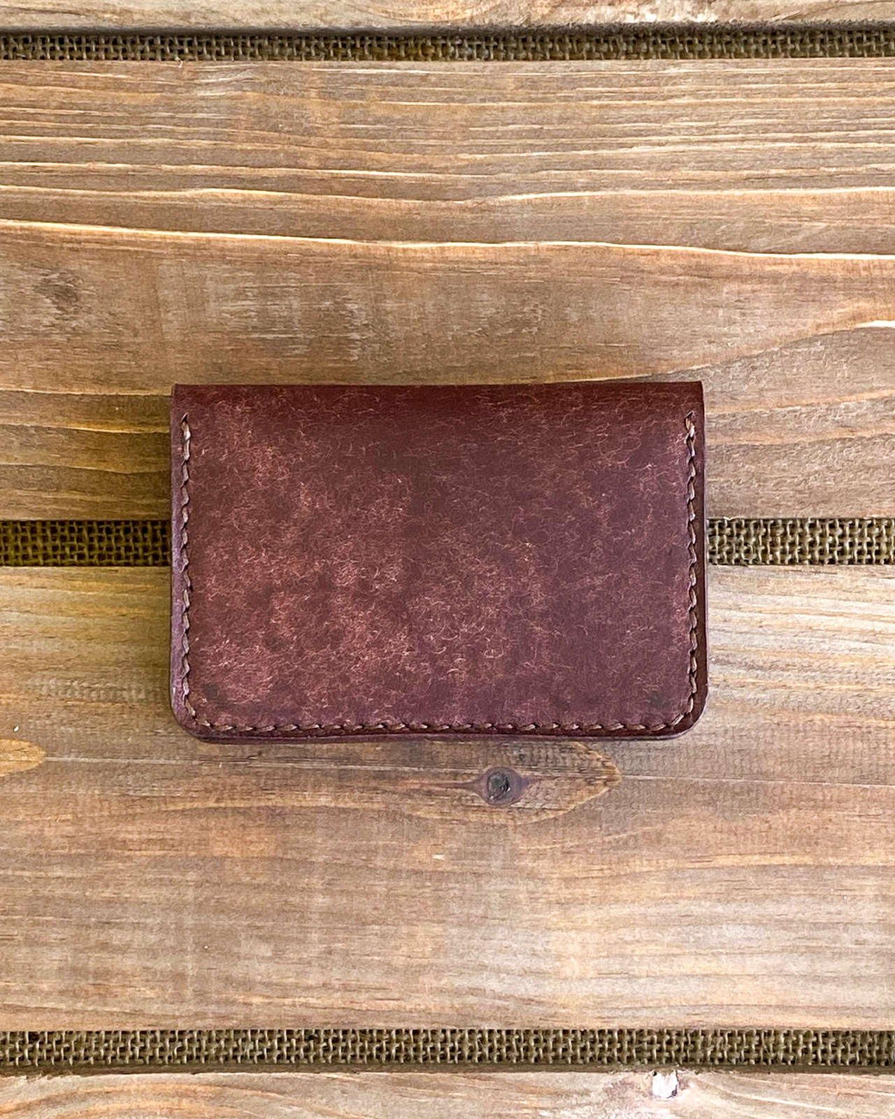Tabacco Fold Cardholder